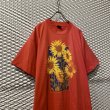 画像2: Used - 90's Sunflower Tee (Red) (2)