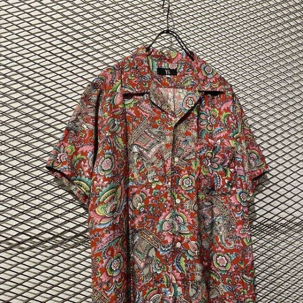 画像2: Y's - 90's Rayon Aloha Shirt (Red) (2)