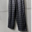 画像7: COMME des GARCONS - 1-Tuck Check Wide Slacks (7)