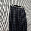 画像2: COMME des GARCONS - 1-Tuck Check Wide Slacks (2)