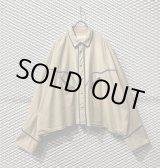 画像: JieDa - Wide & Short Cutoff Western Shirt