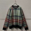 画像1: STUSSY - Check Mohair Knit (1)