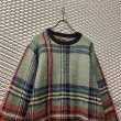 画像2: STUSSY - Check Mohair Knit (2)