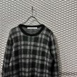 画像4: JOHN LAWRENCE SULLIVAN - Cashmere Blend Check Knit (4)