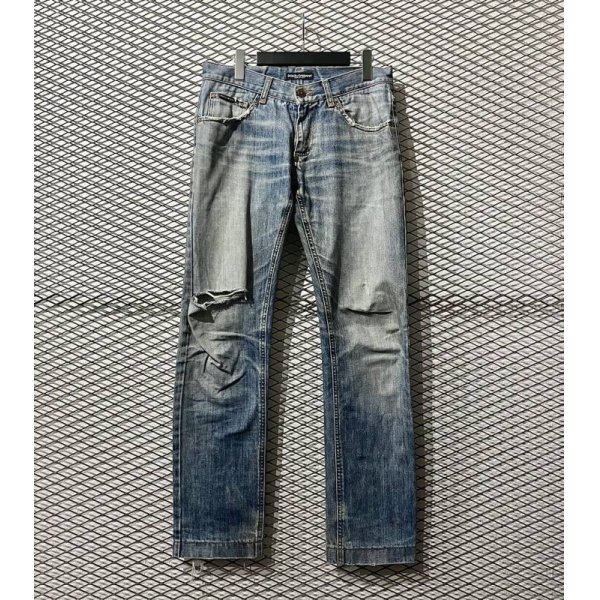 画像1: DOLCE & GABBANA - Damage Denim Pants (1)