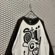 画像2: STUSSY - Big Logo Raglan Tee (2)