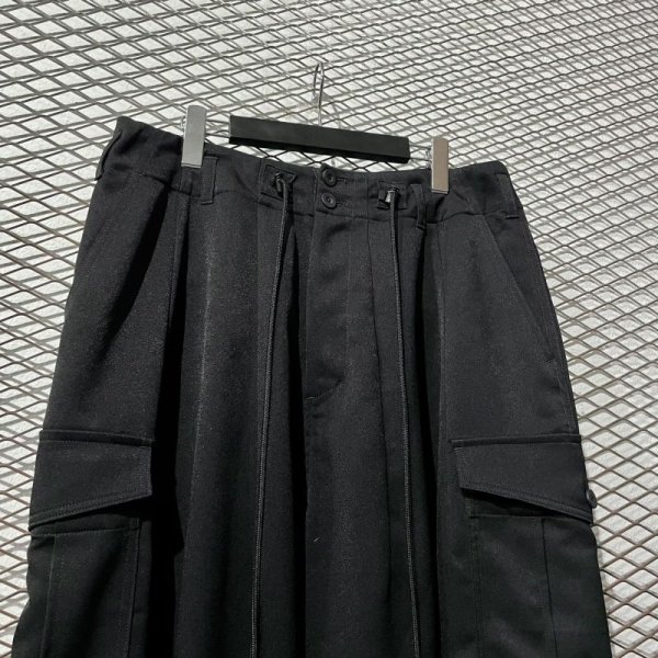 画像2: yotsuba - Jersey Cargo Pants (Black) (2)