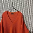 画像4: UNDER COVER - V-neck Over Knit (Orange) (4)