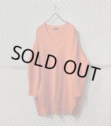 画像: UNDER COVER - V-neck Over Knit (Orange)