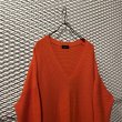 画像3: UNDER COVER - V-neck Over Knit (Orange) (3)