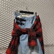 画像2: FACETASM - Flannel Wrap Big & Big Denim Pants (2)