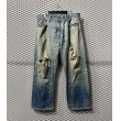 画像1: Levi's - VINTAGE CLOTHING "502" Damage Denim Pants (1)