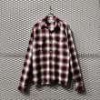 画像1: HYSTERIC GLAMOUR - Shadow Check Rayon Open Collar Shirt (1)