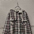 画像2: NUMBER (N)INE - Hooded Flannel Shirt (2)