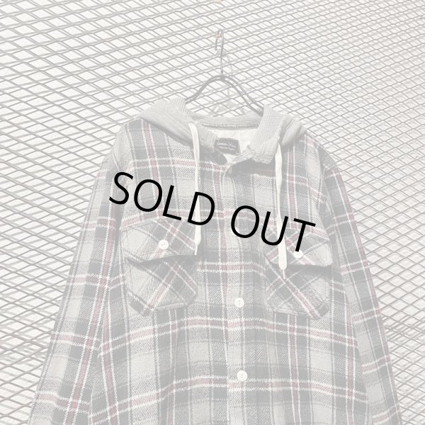 画像2: NUMBER (N)INE - Hooded Flannel Shirt (2)