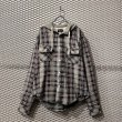 画像1: NUMBER (N)INE - Hooded Flannel Shirt (1)