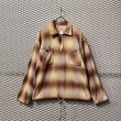 画像1: PAR AVION - Shadow Check Skipper Shirt (1)