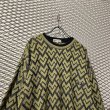 画像2: VALENTINO - 90's Geometric Pattern Over Knit (2)