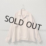 画像: DISCOVERED - Fake Suede Open Collar Shirt (Pink)