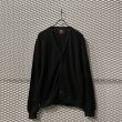 画像1: Anold Palmer - 90's acrylic cardigan (Black) (1)