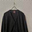 画像4: Anold Palmer - 90's acrylic cardigan (Black) (4)