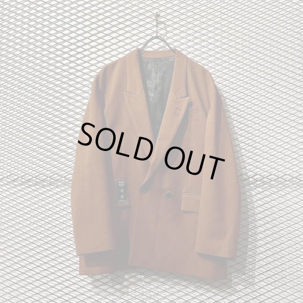 画像1: SHAREEF - Double Tailored Jacket (Orange) (1)