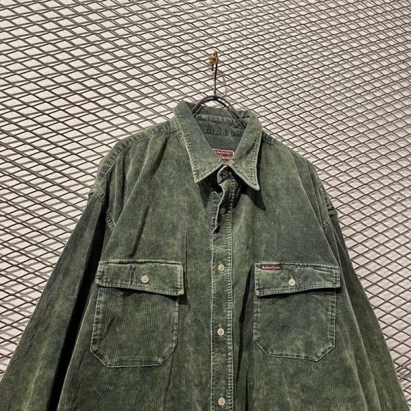 画像2: Marlboro - 90's Over Corduroy Shirt (XXXL) (2)