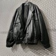 画像3: Used - Sheep Leather Sleeve Braided Jacket (3)