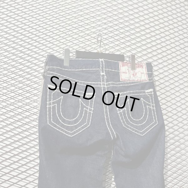 画像2: TRUE RELIGION - 90's Thick Stitch Denim Pants (Dead Stock) (2)