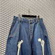 画像2: HIRO - Bone Print Wide Denim (2)