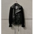 画像1: JUVENILE HALL ROLLCALL - Knit x Leather Hooded Jacket (1)