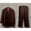 画像1: GIVENCHY - 90's Double Tailored Setup (Brown) (1)