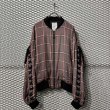 画像1: SHAREEF - Braided Sleeve Bomber Jacket (1)