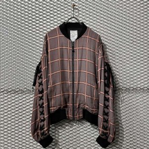 画像: SHAREEF - Braided Sleeve Bomber Jacket