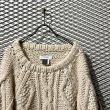 画像4: FACETASM - Rib Switching Cable Over Knit (4)