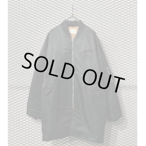 画像: NEON SIGN - Over Long MA-1 Jacket (Black)