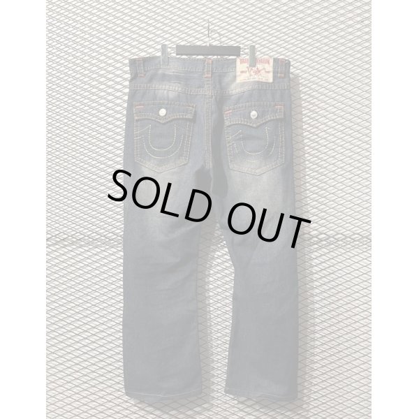 画像1: TRUE RELIGION - 90's Thick Stitch Denim Pants (1)