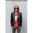 画像13: JUVENILE HALL ROLLCALL - Knit x Leather Hooded Jacket (13)