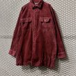 画像3: NORTH WEST BLUE - Wide Ridge Corduroy Shirt (3)