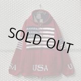 画像: RUMINAHUI - Hairy Stars and Stripes Hoodie (Red)