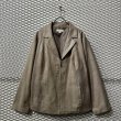 画像1: Used - Python Fake Suede Zip-up Jacket (Beige) (1)