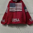 画像3: RUMINAHUI - Hairy Stars and Stripes Hoodie (Red) (3)