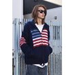 画像13: RUMINAHUI - Hairy Stars and Stripes Hoodie (Navy) (13)