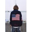 画像12: RUMINAHUI - Hairy Stars and Stripes Hoodie (Navy) (12)