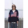 画像11: RUMINAHUI - Hairy Stars and Stripes Hoodie (Navy) (11)