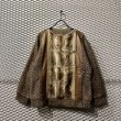 画像1: Euro Vintage - 90's Fur Switching Knit (1)