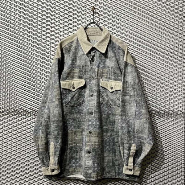 画像1: Used - Corduroy Switching Over Jacket (1)