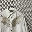 画像4: KANSAI - 90's Wings Embroidery Rayon Shirt (4)