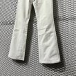 画像3: KATHARINE HAMNETT LONDON - Flared Denim Pants (White) (3)