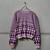 画像: VERSACE SPORT - 90's Geometric Pattern Knit